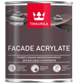 Краска TIKKURILA FASADE ACRYLATE для фасадов 9л
