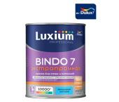 Краска Dulux Bindo 7 для стен и потолков матовая BW 1л