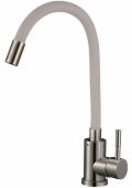 Смеситель Solone для кухни EZA4-F090YWYG гибкий излив белый