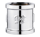 Муфта латунная 1/2" (15мм)  хром