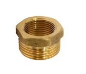 Футорка латунная 1"штуцер х1/2"гайка