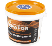 Краска Krafor интерьерная моющаяся супербелая  1,5кг 